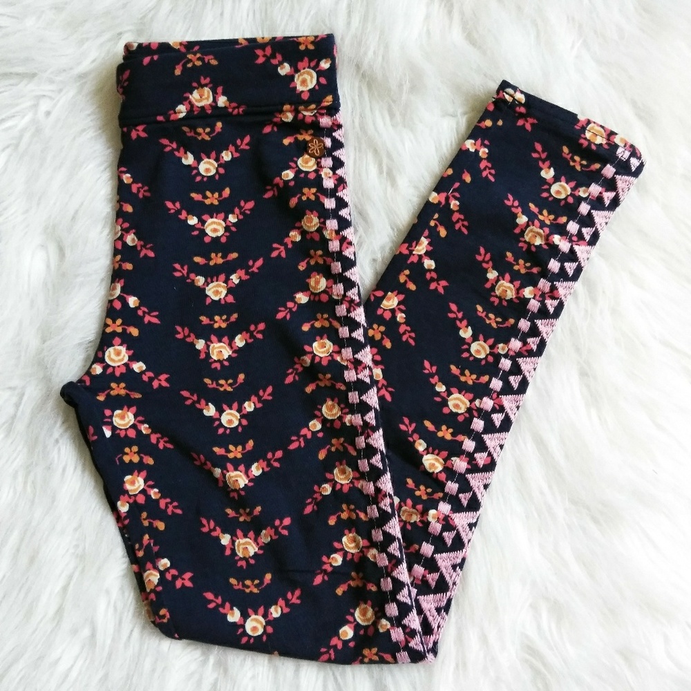 Matilda Jane 435 Floral Leggings  Size 8 NWOT